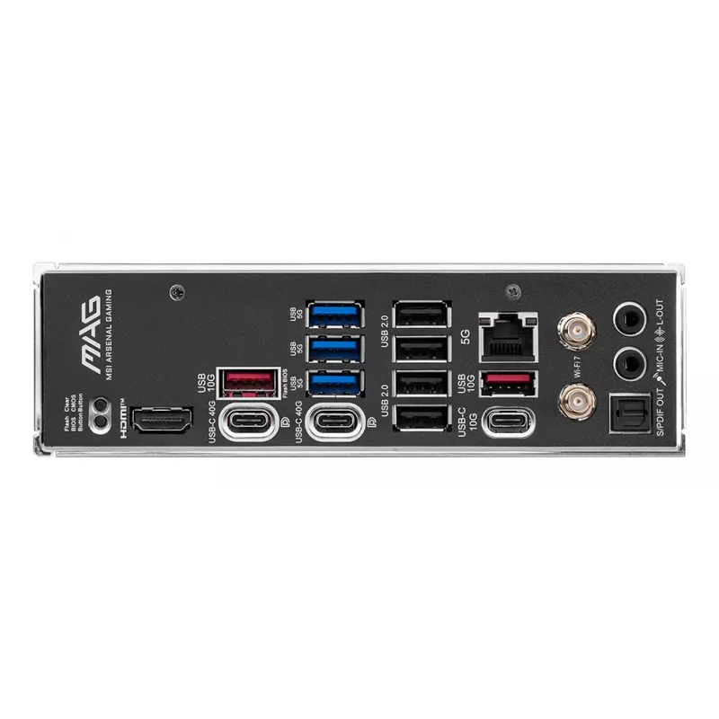Emolevy MSI MAG X870 TOMAHAWK WIFI — AMD X870, kanta AM5, ATX, DDR5, Wi‑Fi 7, 2,5GbE