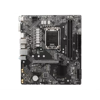 Emolevy MSI PRO H610M-G — Intel H610, LGA 1700, micro ATX, DDR5, 2 DIMM, jopa 96 GB, M.2, SATA III, HDMI 2.1, DisplayPort 1.4