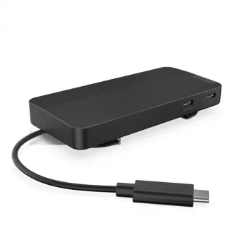 Lenovo 40B90000WW kannettavan telakointiasema/porttireplikaattori johdollinen USB 3.2 Gen 1 (3.1 Gen 1) Type-C musta