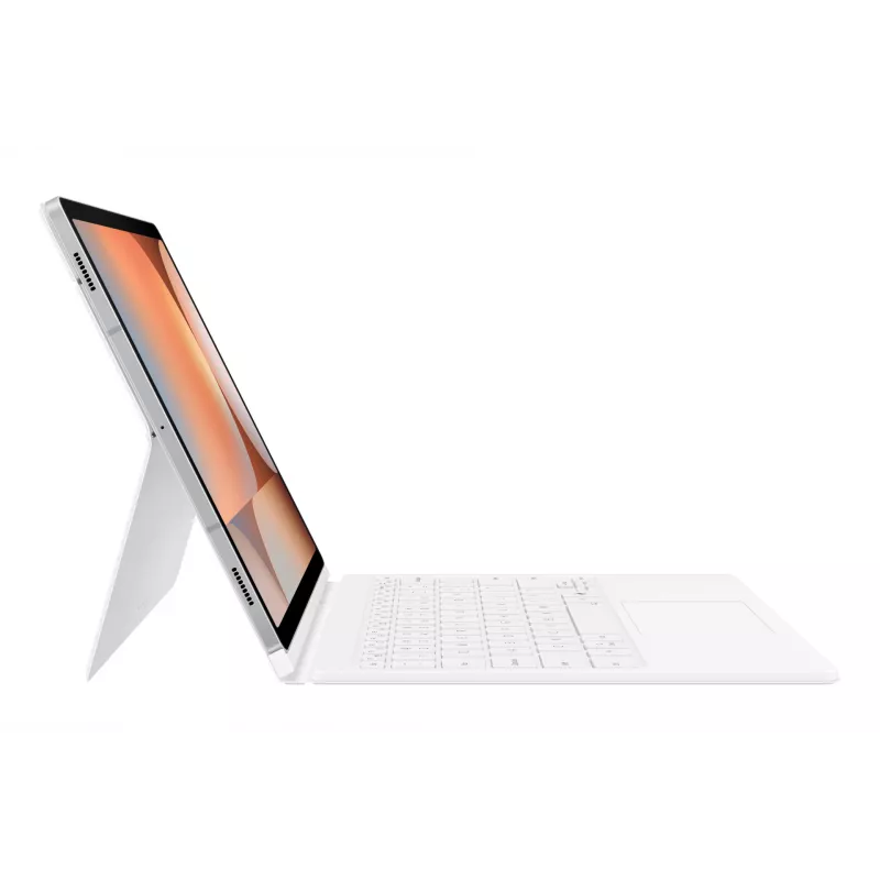Samsung EF-DX825 QWERTZ saksalainen Pogo Pin valkoinen