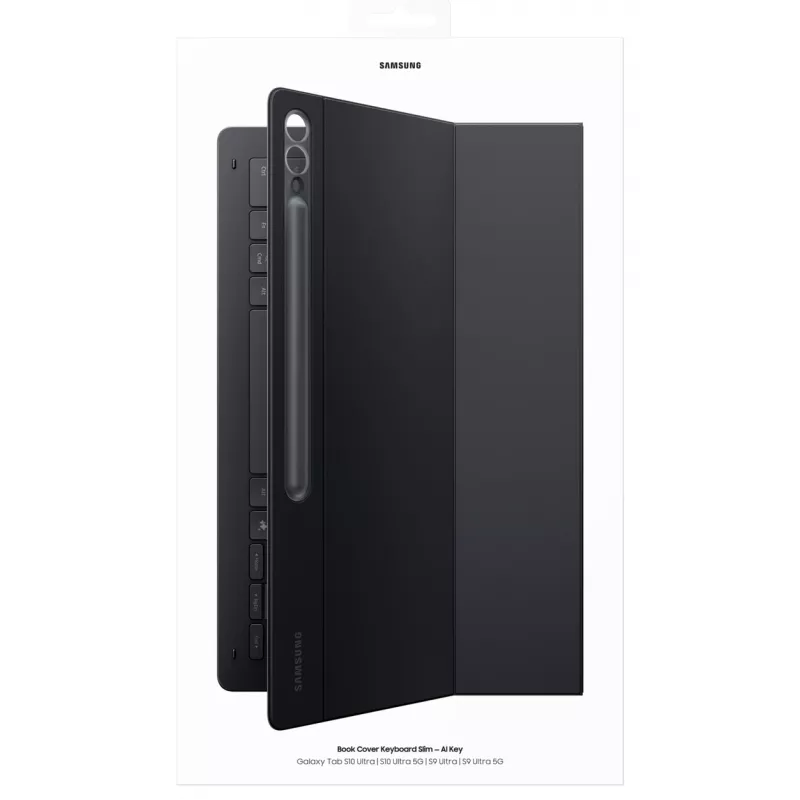 Samsung EF-DX920 QWERTZ saksalainen Pogo Pin musta