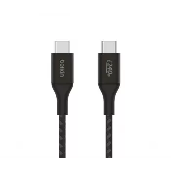 BELKIN USB-kaapeli - BoostCharge - USB-C - USB-C -kaapeli 240 W - 1 m - musta