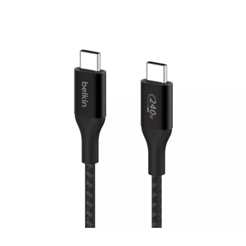 BELKIN USB-kaapeli - BoostCharge - USB-C - USB-C -kaapeli 240 W - 1 m - musta