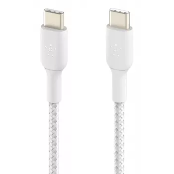 USB-kaapeli Belkin CAB004BT1MWH2PK USB 2.0 1 m USB C valkoinen