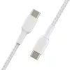 USB-kaapeli Belkin CAB004BT1MWH2PK USB 2.0 1 m USB C valkoinen