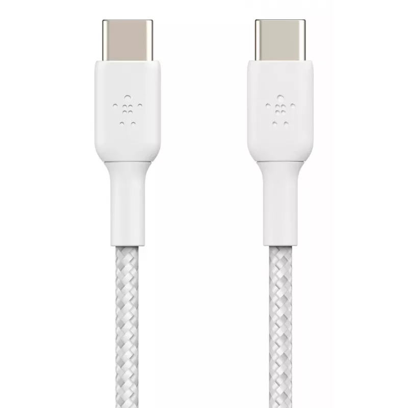 USB-kaapeli Belkin CAB004BT1MWH2PK USB 2.0 1 m USB C valkoinen
