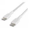 USB-kaapeli Belkin CAB004BT1MWH2PK USB 2.0 1 m USB C valkoinen