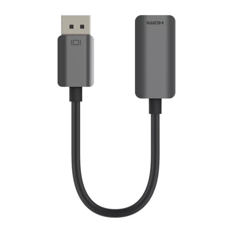 BELKIN DisplayPort - HDMI -sovitin 4K HDR musta/harmaa