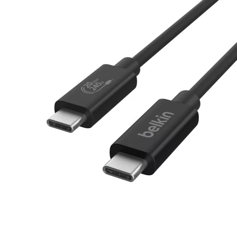 USB-kaapeli Belkin INZ004BT2MBK USB4 Gen 2x2 2 m USB-C musta