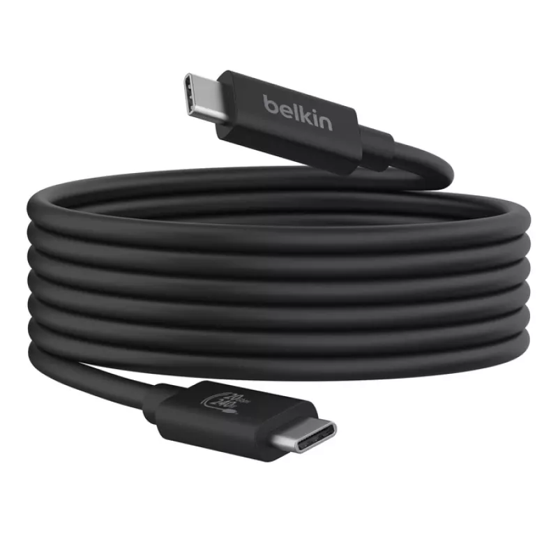 USB-kaapeli Belkin INZ004BT2MBK USB4 Gen 2x2 2 m USB-C musta