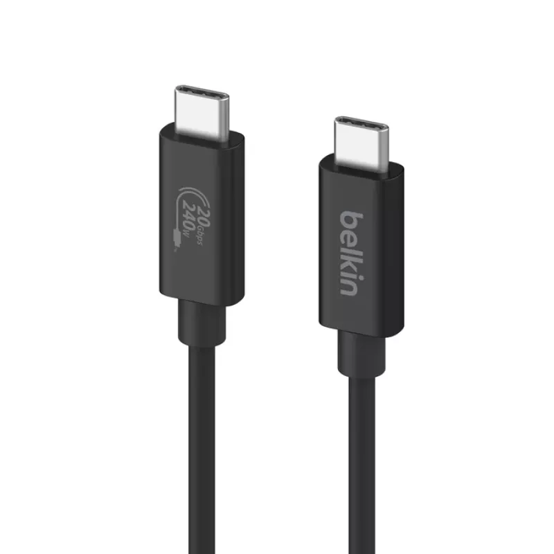 USB-kaapeli Belkin INZ004BT2MBK USB4 Gen 2x2 2 m USB-C musta
