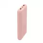 BELKIN varavirtalähde 20k USB-A ja USB-C 15 W pinkki