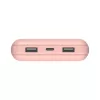 BELKIN varavirtalähde 20k USB-A ja USB-C 15 W pinkki