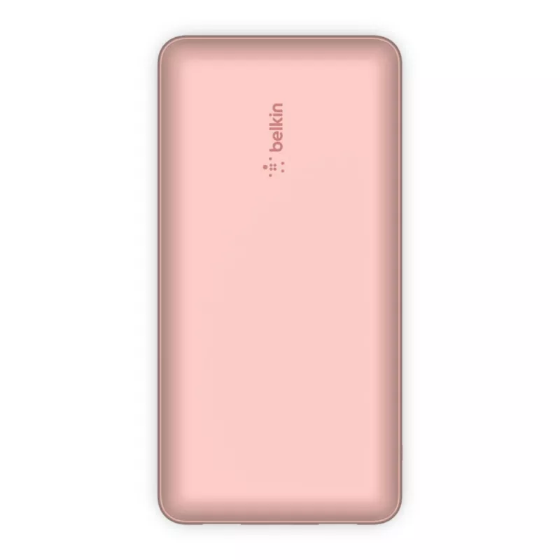 BELKIN varavirtalähde 20k USB-A ja USB-C 15 W pinkki