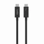 BELKIN Thunderbolt 4 -kaapeli USB-C musta USB-C 40 Gbit/s 100W Active 2 m