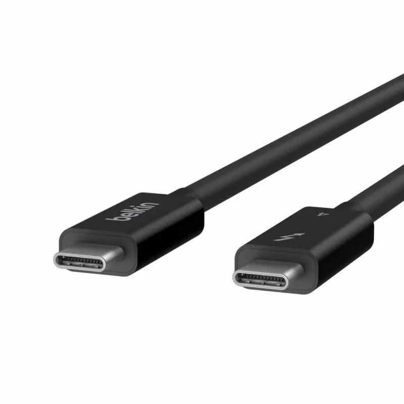 BELKIN Thunderbolt 4 -kaapeli USB-C musta USB-C 40 Gbit/s 100W Active 2 m