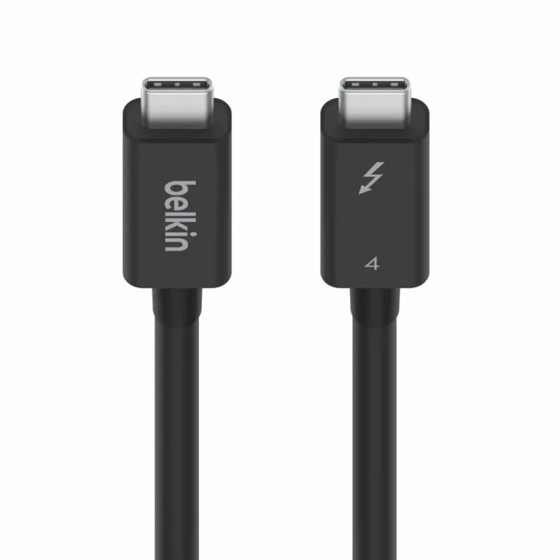 BELKIN Thunderbolt 4 -kaapeli USB-C musta USB-C 40 Gbit/s 100W Active 2 m