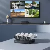 Reolink NVS8-8MB4 (PS4KB01-8) PoE-valvontajärjestelmä, 8-kanavainen NVR 2 Tt:n HDD-levyllä + 4 kameraa, 8 MP 4K (3840x2160)