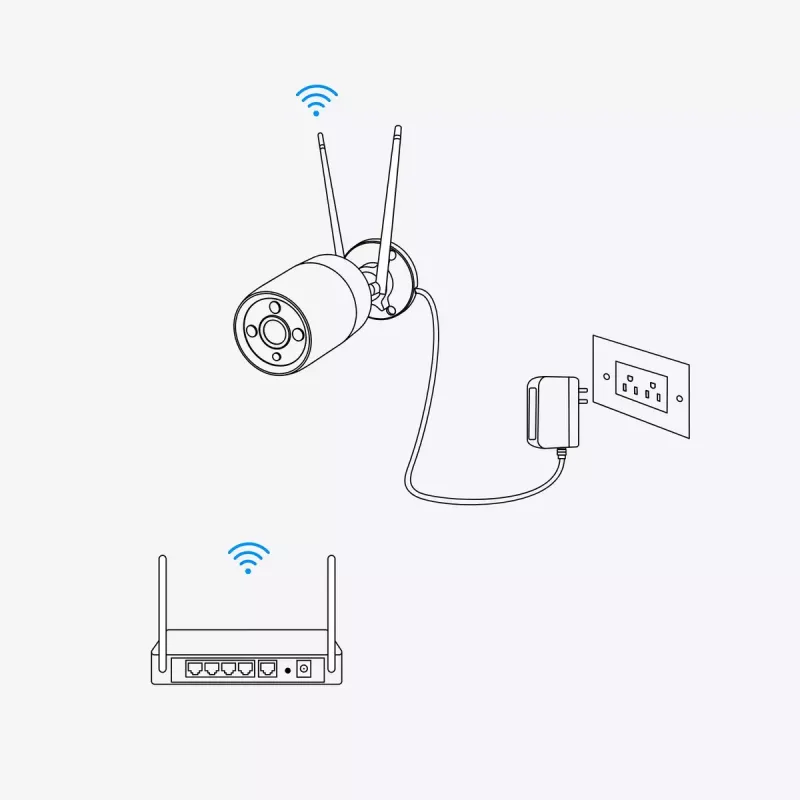 IP-valvontakamera Reolink W320-B 5MP ulkokäyttöön