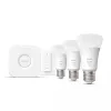 Philips Hue White -aloituspaketti: 3 E27 älylamppua (1100) + himmennin