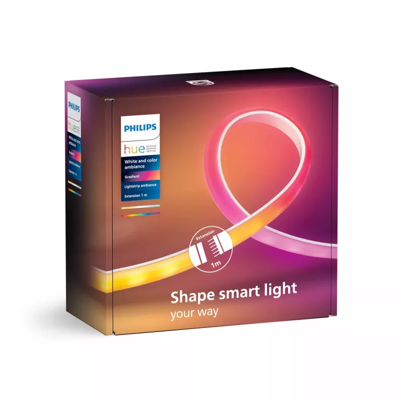 Philips Hue White and Colour Ambience Gradient Lightstrip jatko 1 metri