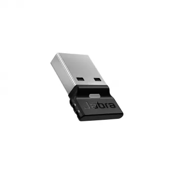 Jabra Link 390a UC USB-A Bluetooth-sovitin, 30 m kantama, musta