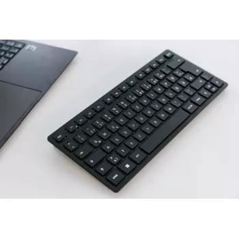 CHERRY KW 9200 MINI näppäimistö yleiskäyttöön USB + RF langaton + Bluetooth QWERTZ saksa musta