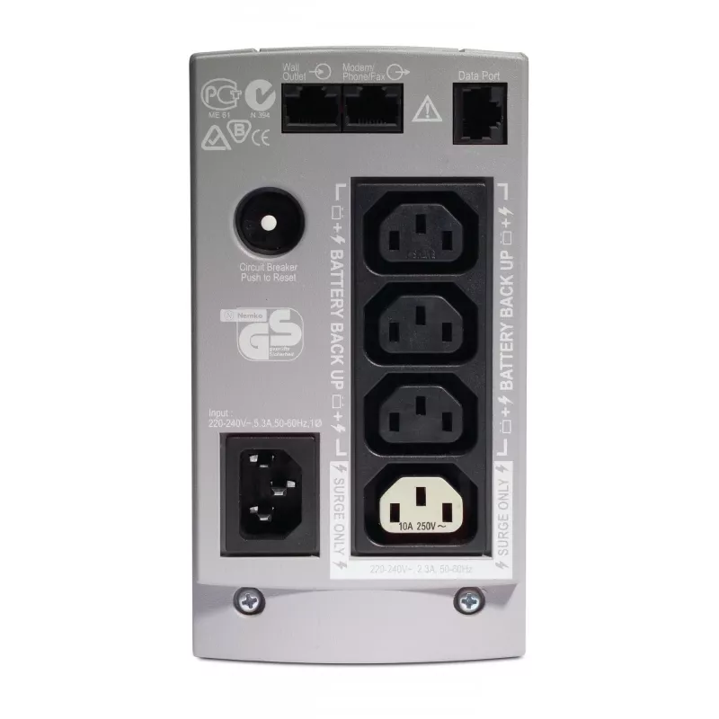 APC Back-UPS BK650EI – 650VA, 4x C13-lähtö, USB