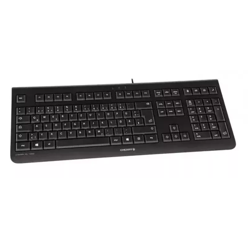 CHERRY KC 1000 näppäimistö yleiskäyttöön USB AZERTY belgialainen musta