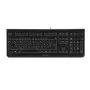 CHERRY KC 1000 näppäimistö yleiskäyttöön USB AZERTY belgialainen musta