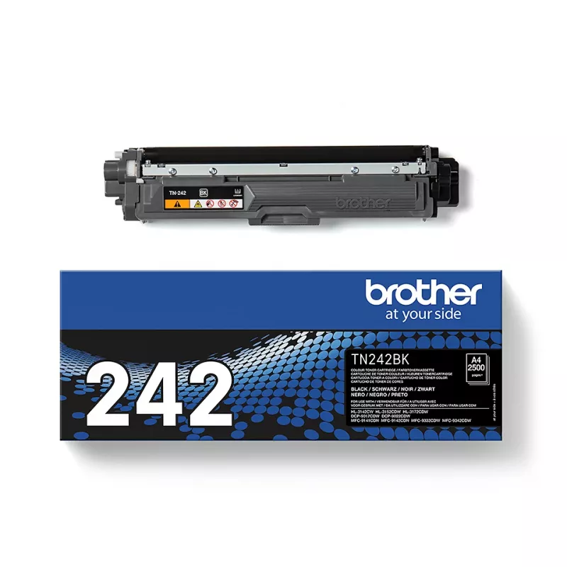 Värikasetti Brother TN-242BK jopa 2 500 sivua musta