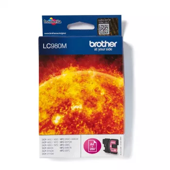 Brother LC980M mustekasetti 1 kpl alkuperäinen magenta