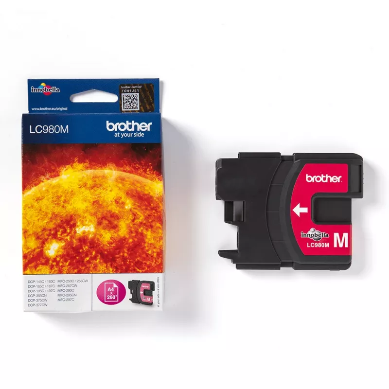Brother LC980M mustekasetti 1 kpl alkuperäinen magenta