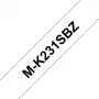 Brother M-K231SBZ tarranauha musta valkoisella