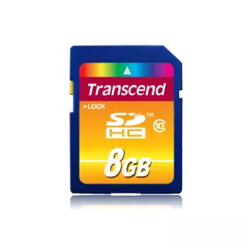 Flash-muisti Transcend 8GB SDHC luokka 10 TS8GSDHC10