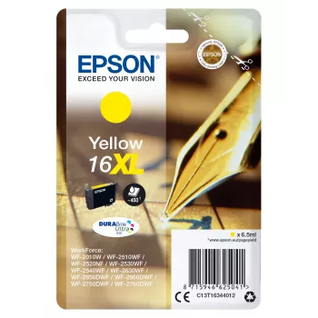 Epson kynä ja ristisanatehtävä yksittäispakkaus keltainen 16XL DURABrite Ultra muste