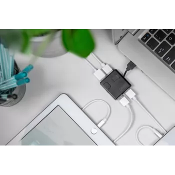 DIGITUS USB 2.0 High-speed -keskitin 4 porttia (da-70217)