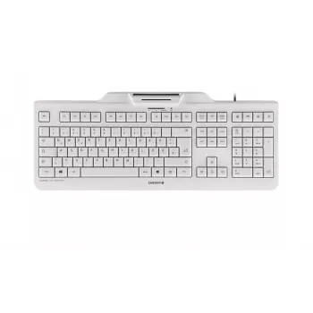 CHERRY KC 1000 SC Office USB QWERTZ Deutsch harmaa näppäimistö