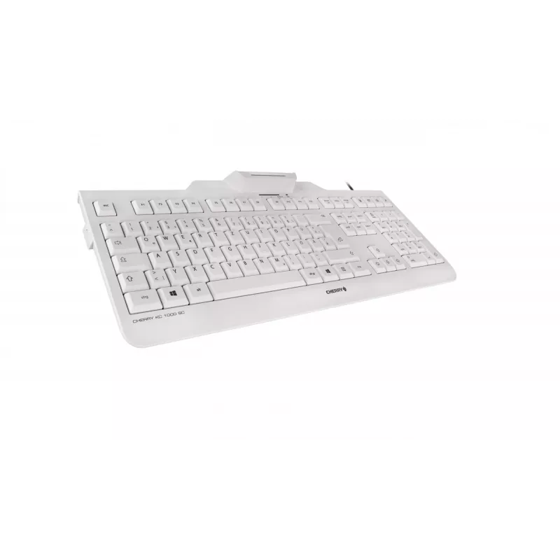 CHERRY KC 1000 SC Office USB QWERTZ Deutsch harmaa näppäimistö