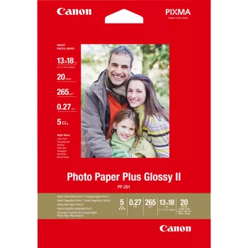 Canon PP-201 Glossy II valokuvapaperi Plus 5x7