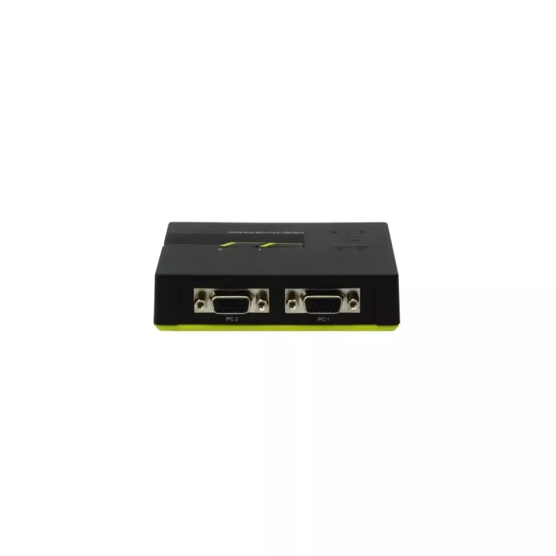 LevelOne 2-porttinen USB VGA KVM-kytkin, äänituki