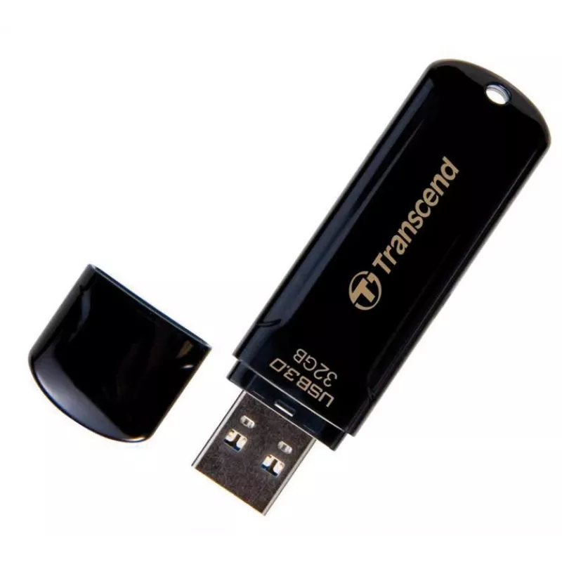 TRANSCEND Jetflash 700 - 32GB USB-muistitikku - USB 3.0 - musta