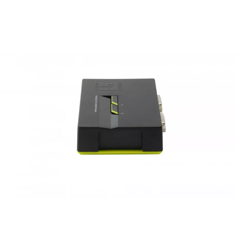 LevelOne 2-porttinen USB VGA KVM-kytkin, 2048 x 1536 pikseliä, musta, vihreä