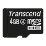 MicroSDHC-kortti Transcend 4 GB liitäntä MicroSDHC malli TS4GUSDC4