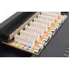 DIGITUS Patchpanel CAT6 8-Port suojattu musta 10in