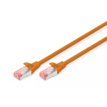 DIGITUS verkkokaapeli – CAT6 – S/FTP – Snagless – Cu – 50 cm – oranssi