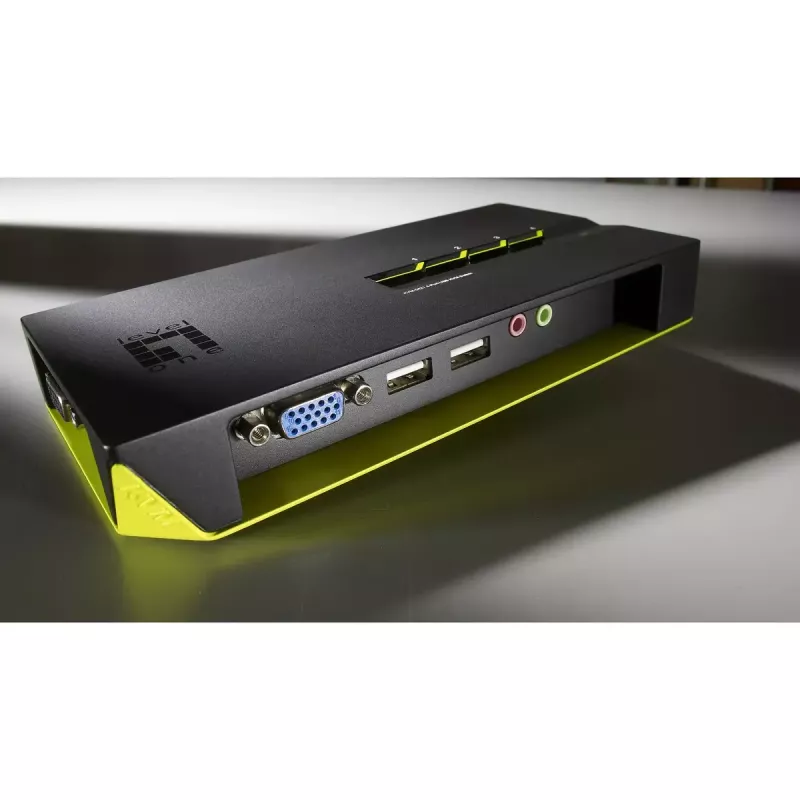 LevelOne 4-Port USB VGA KVM Switch, äänituki