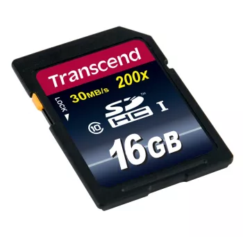 Flash-muisti Transcend 16 GB SDHC Class 10 TS16GSDHC10