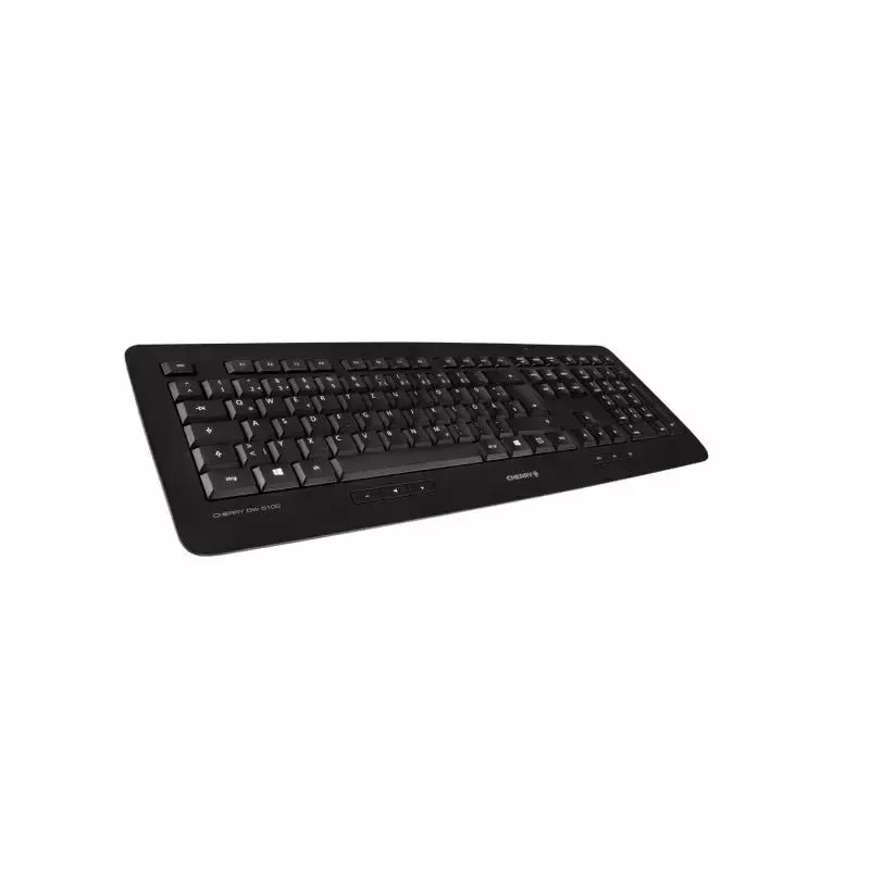 CHERRY DW 5100 näppäimistö hiiri sisältyy yleiskäyttöön RF langaton QWERTZ saksa musta