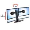 Ergotron Neo Flex kaksoisnäytön nostoteline 62,2 cm musta